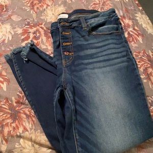 Kancan button fly skinny jeans 15/31